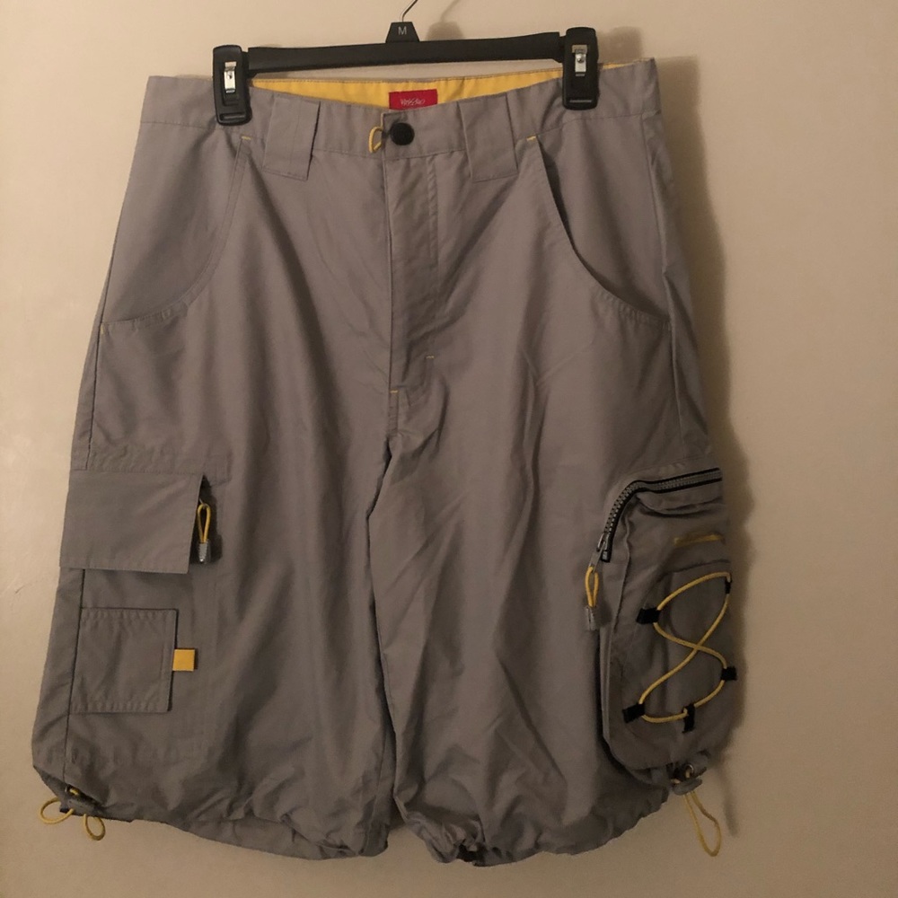 Grey and Yellow Mossimo Swim Shorts